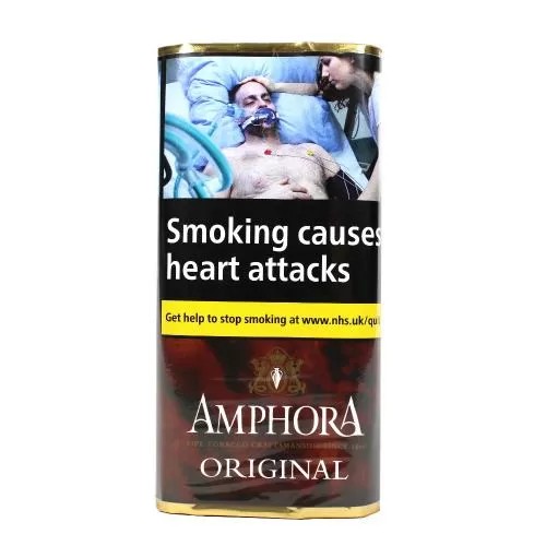 Pipe Tobacco - Amphora Original Aroma - Pouch Of 50g