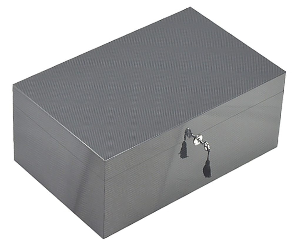 Humidor - Lubinski Carbon Fibre - 100 Cigars