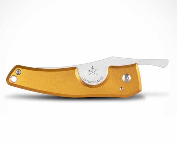 Cigar Cutter - Les Fines Lames Knive Le Petit Anodized Yellow
