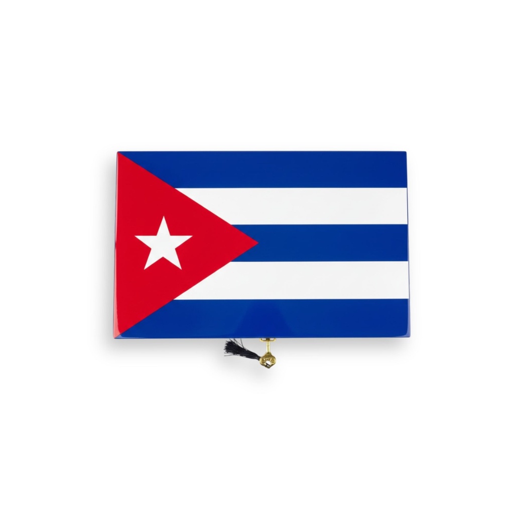 Humidor - Gentili Glos Cuban Flag