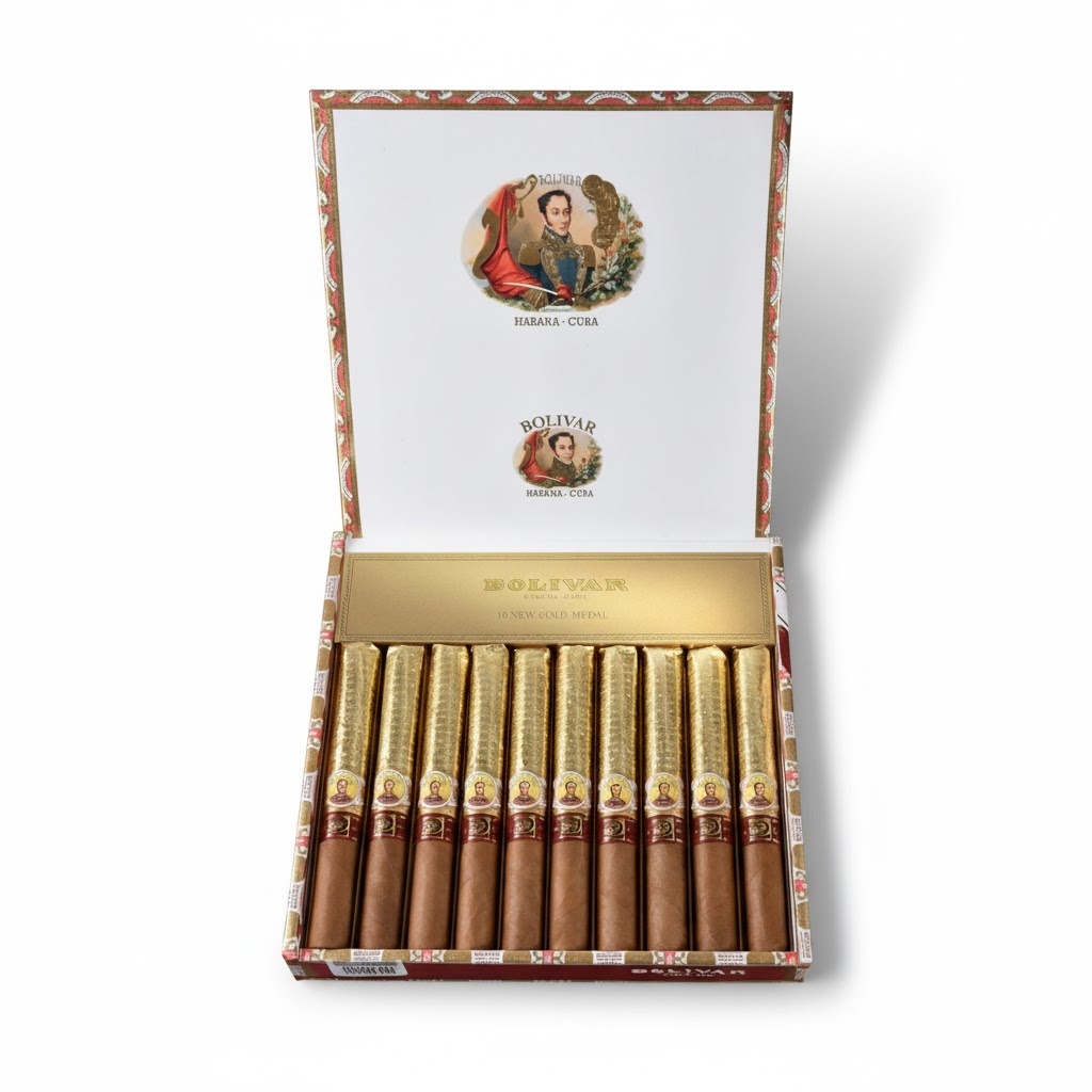 Bolivar New Gold Medal Lcdh - Box Of 10 Cigars