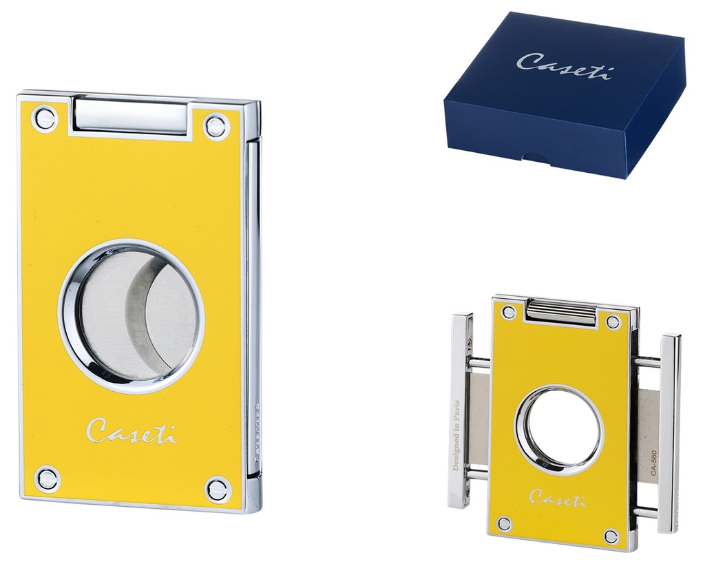 Cigar Cutter - Caseti Paris Yellow