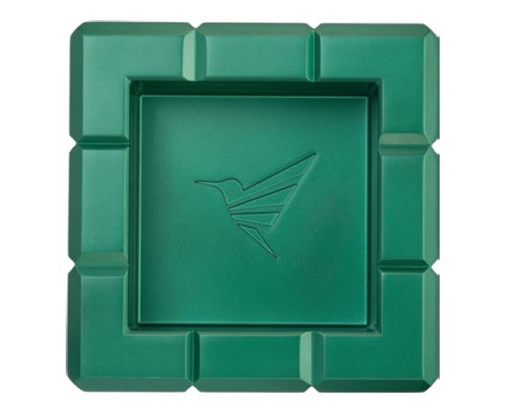 Ashtray - Colibri Heritage Cube Green