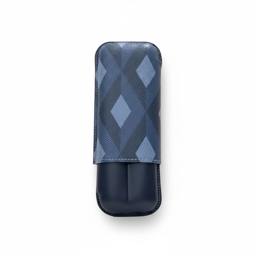 Cigar Case - Recife Urban Night Space Blue - 2 Cigars