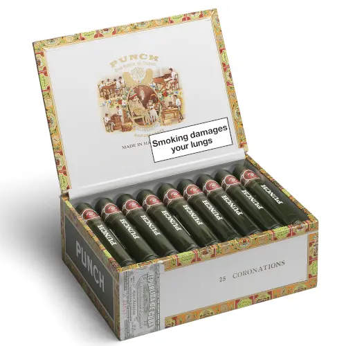 Punch Petit Coronations A.T. - Box Of 25 Cigars