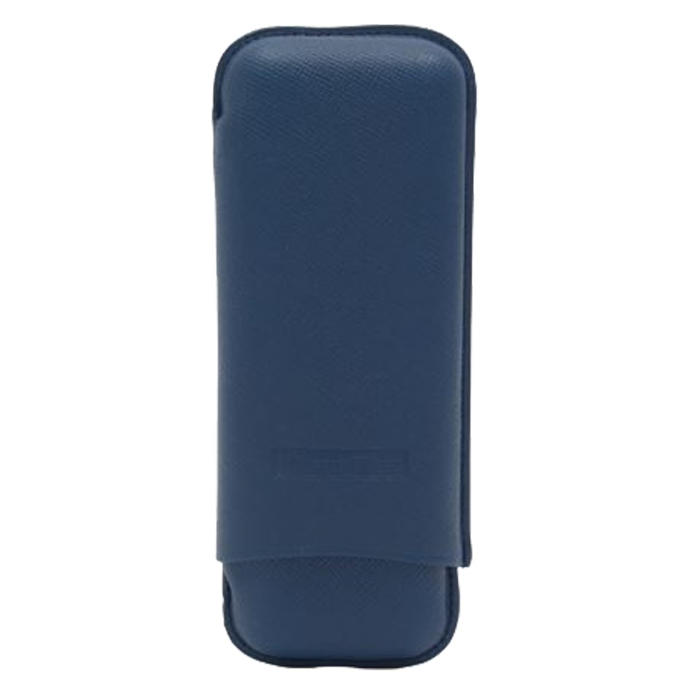 Cigar Case - Martin Wess 590 Robusto Blue - 2 Cigars