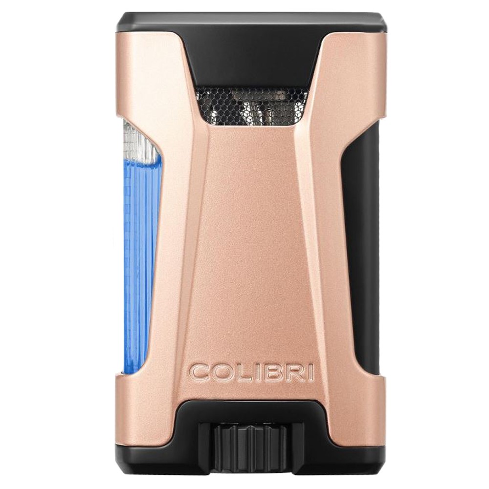 Lighter - Colibri Rebel Double Jet Rose Gold