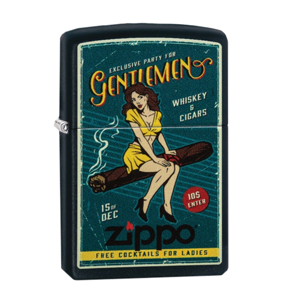 Lighter - Zippo Cigar Girl Design