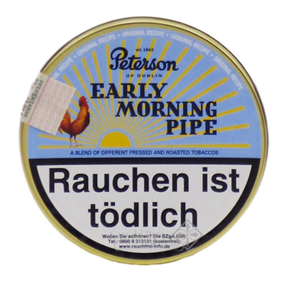 Pipe Tobacco - Peterson Early Morning - Tin Of 50G