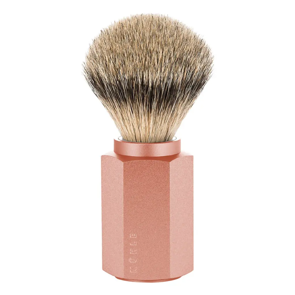 Shaving Accessories - Mühle Brush Hexagon Silvertip Badger Hair - Sunrise
