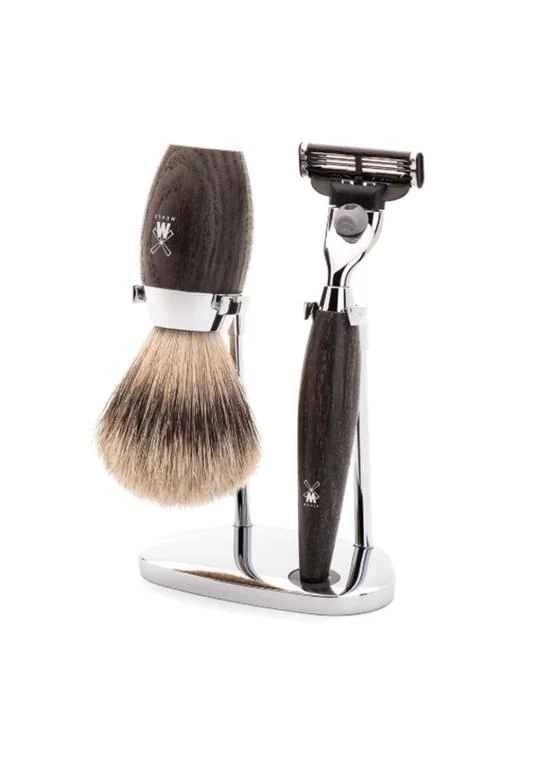 Shaving Accessories - Mühle Shaving Set Of 3 Kosmo Moeras Eik - Mach3