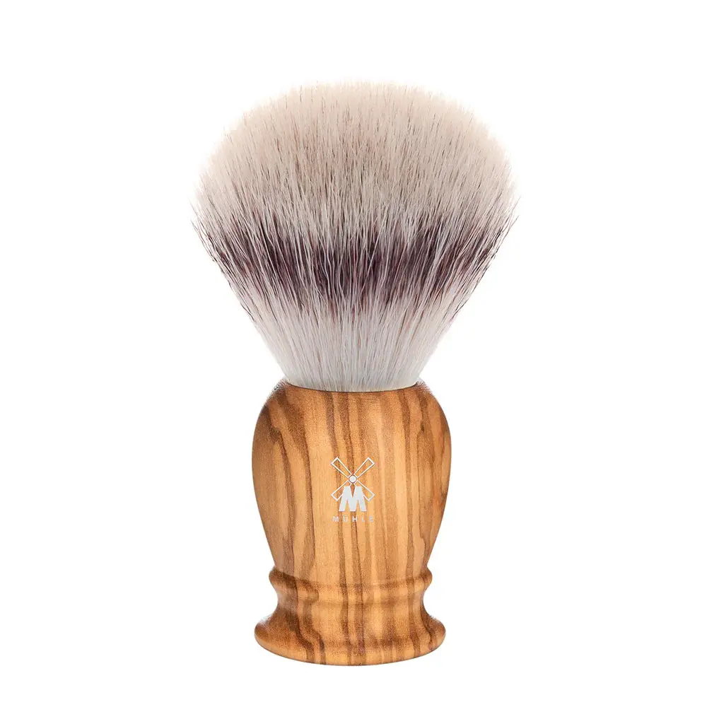 Shaving Accessories - Mühle Classic Large Brush Silvertip Fiber - Olive Wood