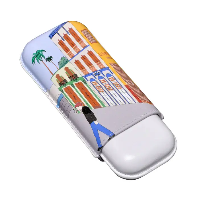 Cigar Case - Elie Bleu 27mm Casa Cubana Le Parisien - 2 Cigars