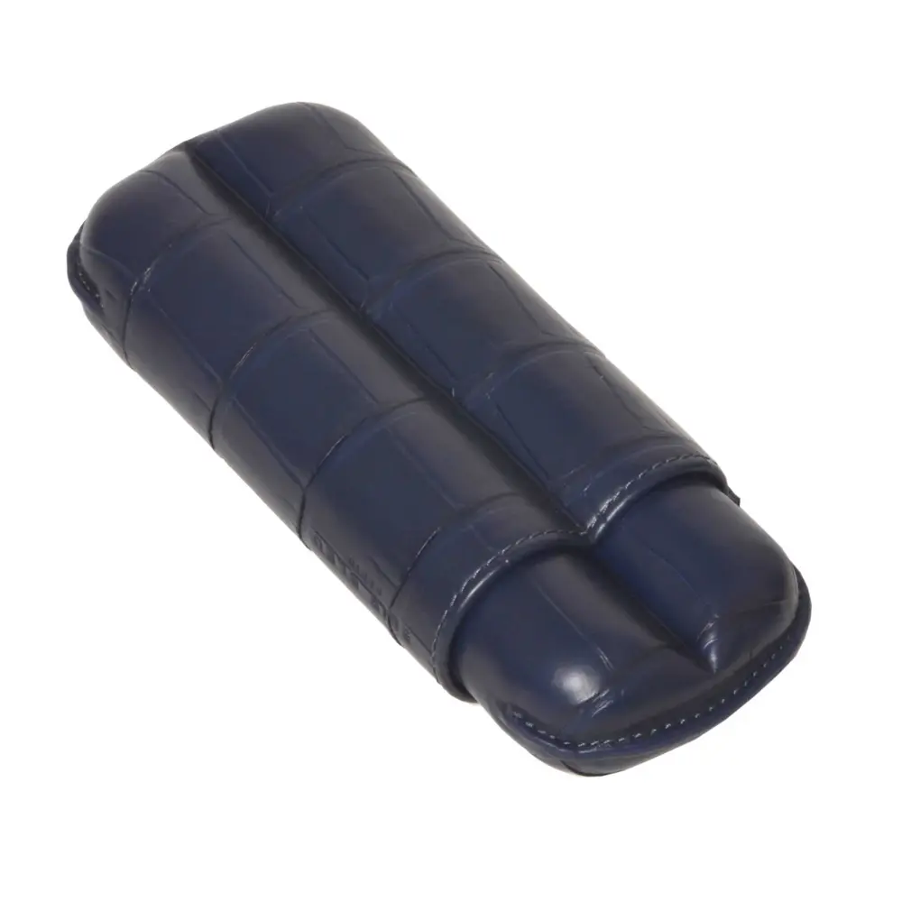 Cigar case - Fallon Aura Alligator Sublimes Anthracite - 2 cigars 