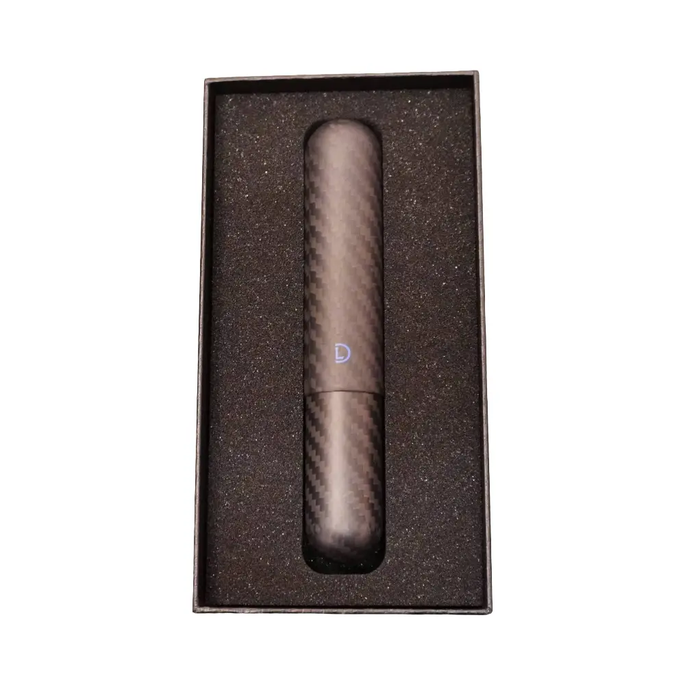 Cigar case - Dominique London Signature Carbon Fibre - 1 Cigar