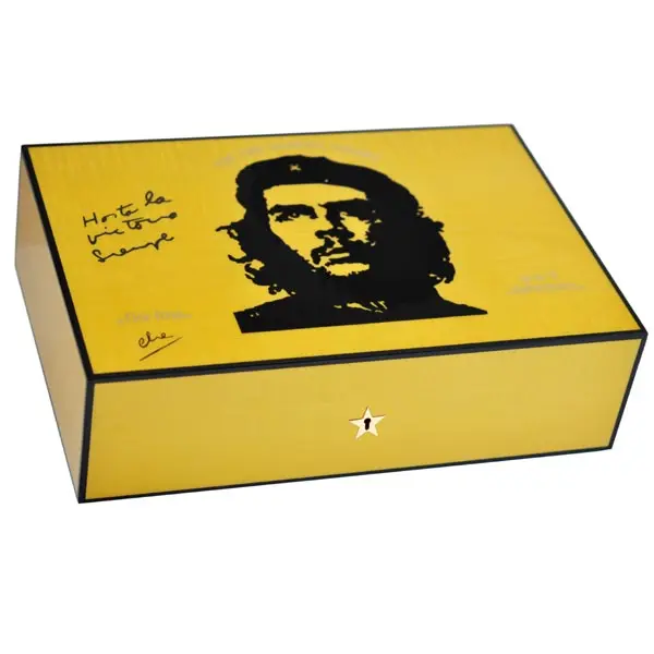 Humidor - Elie Bleu Che Gold Yellow Sycamore - 110 Cigars