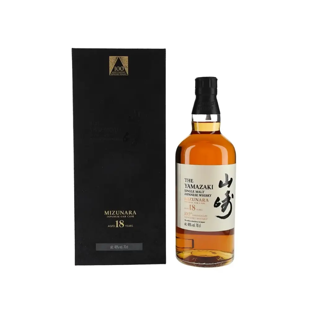 Whisky - Yamazaki 18 Year Old Mizunara 100th Anniversary - 48% 70cl