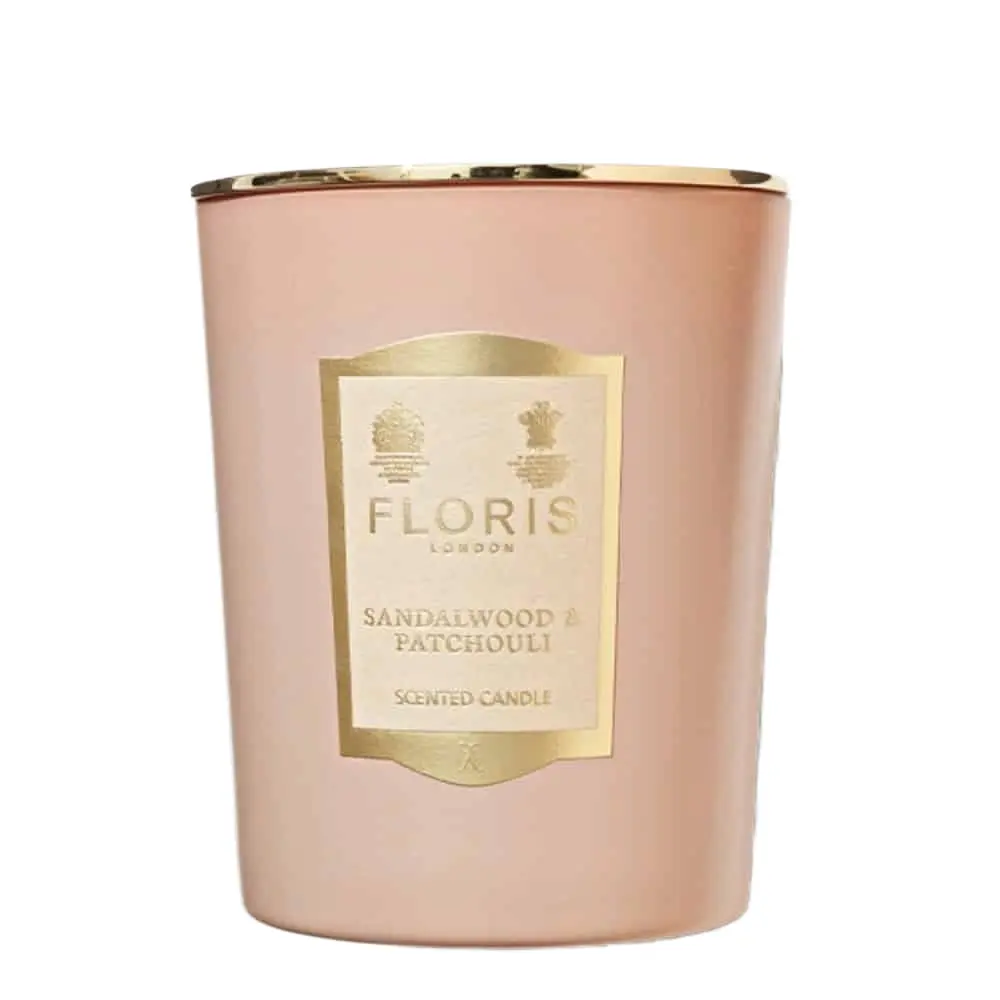 Candle - Floris London Sandalwood & Patchouli Scented - 175g  