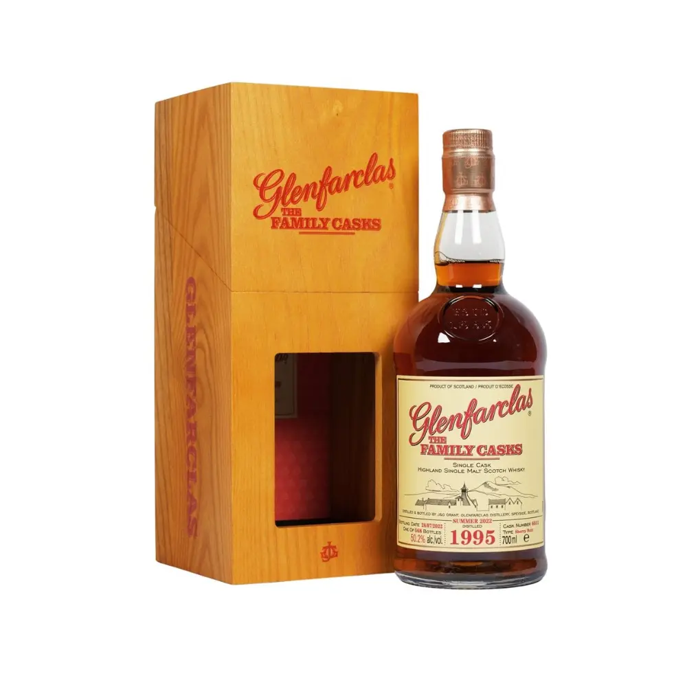 Whisky - Glenfarclas 26 Year Old 1995 Family Cask #6651 - 50.2 70cl