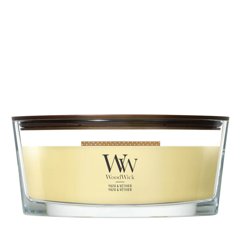 Candle - Woodwick Yuzu Vetiver Ellipse