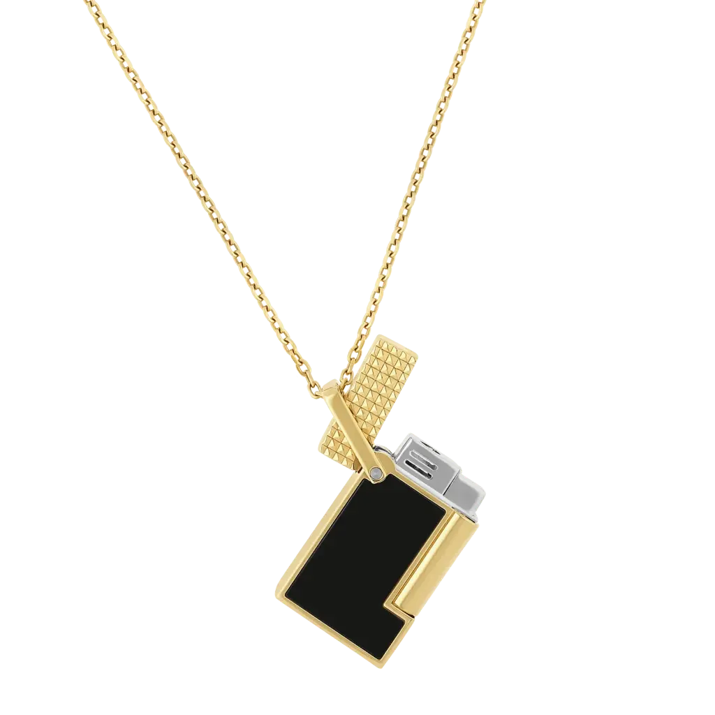 Lighter - S.T. Dupont Necklace Gold/Black