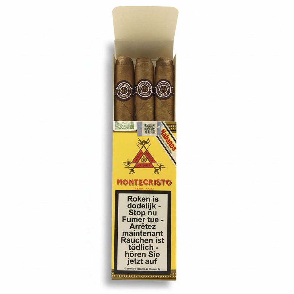 Montecristo No. 4 - Pack Of 3 Cigars