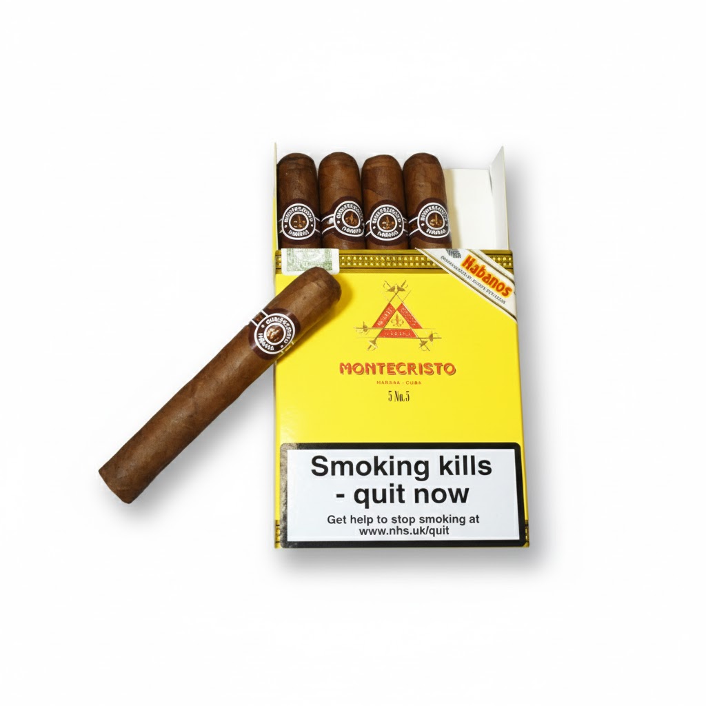 Montecristo No. 5 - Pack Of 5 Cigars