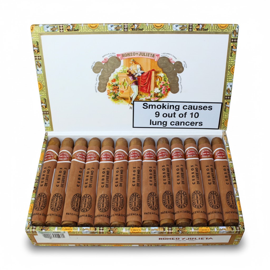 Romeo y Julieta Cedros De Luxe No. 3 - Box Of 25 Cigars