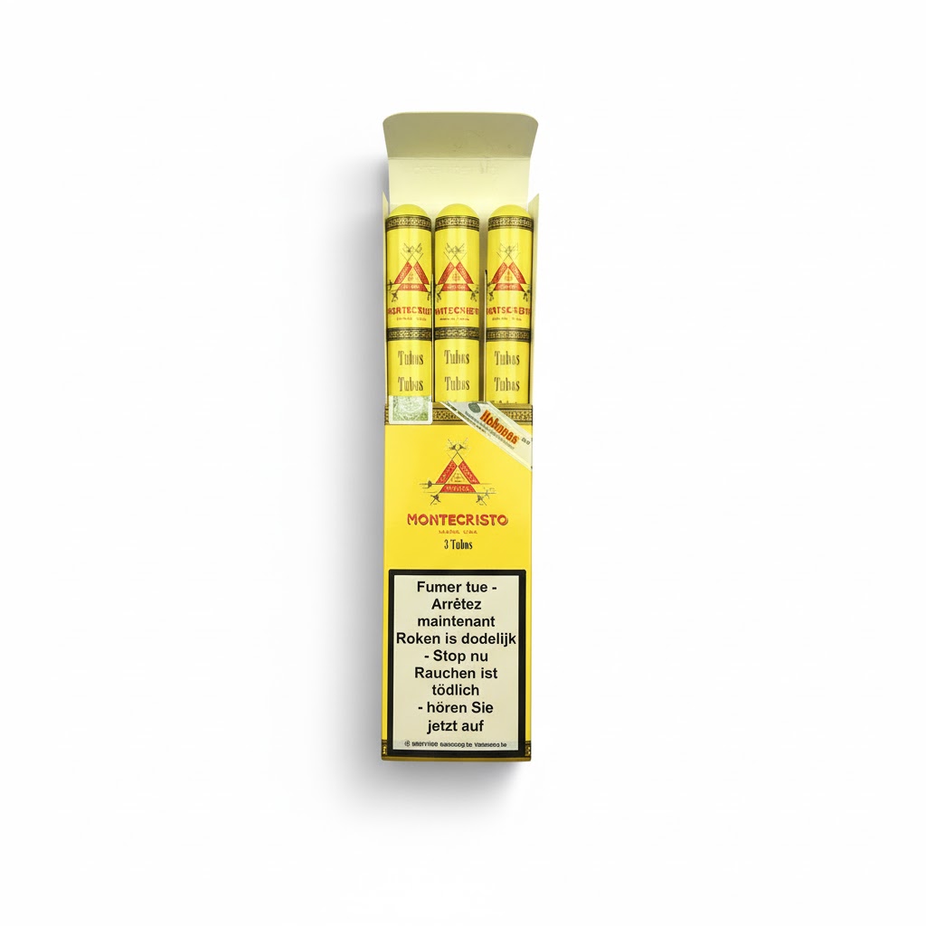 Montecristo Tubos A.T. - Pack Of 3 Cigars