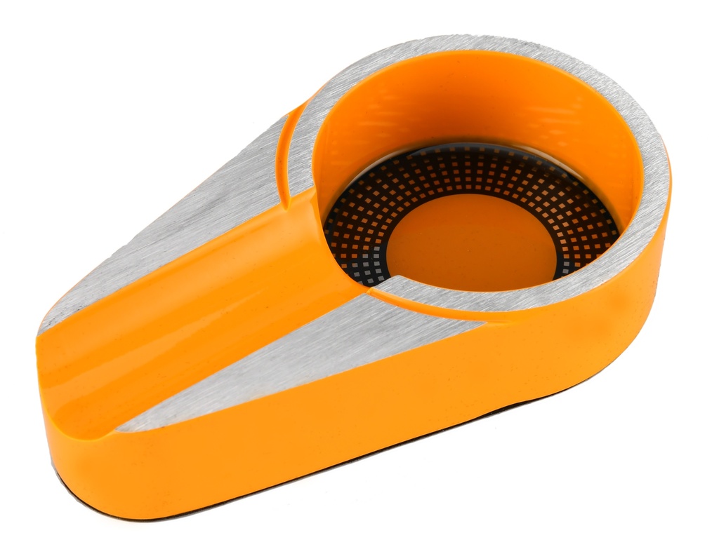 Ashtray - Vb Aluminium Yellow - 1 Cigar
