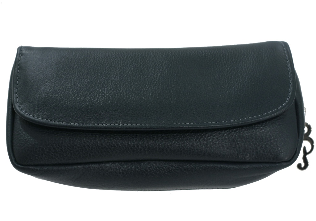 Pipe Tobacco Pouch - Peterson 143 Leather Avoca Combi - 1 Pipe