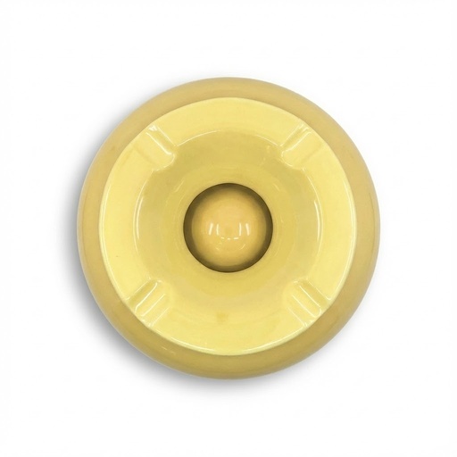 [12719] Ashtray - Dominique London Big Moroccan Yellow - 4 Cigars