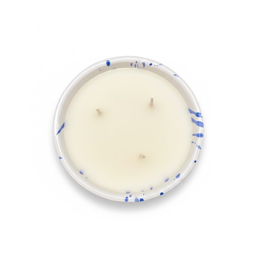[12731] Candle - Dominique London Small Blue Blob