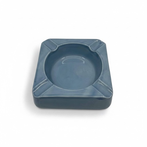 [16229] Ashtray - Dominique London Square Carre Marine - 4 Cigars