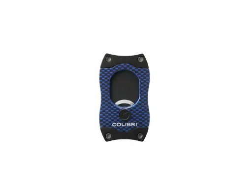 [17091] Cigar Cutter - Colibri S-Cut Carbon Blue