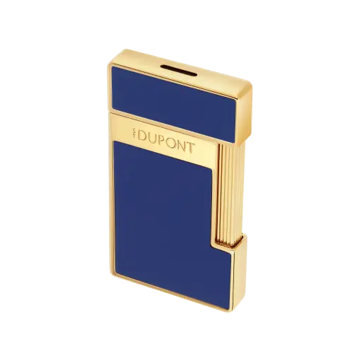 [17110] Lighter - S.T. Dupont Slimmy Blue/Gold