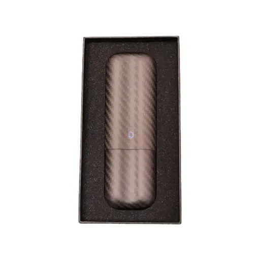 [51249] Cigar case - Dominique London Signature Carbon Fibre - 2 Cigars