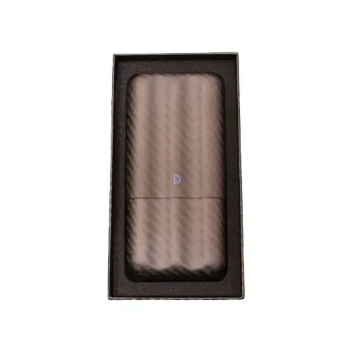 [51250] Cigar case - Dominique London Signature Carbon Fibre - 3 Cigars