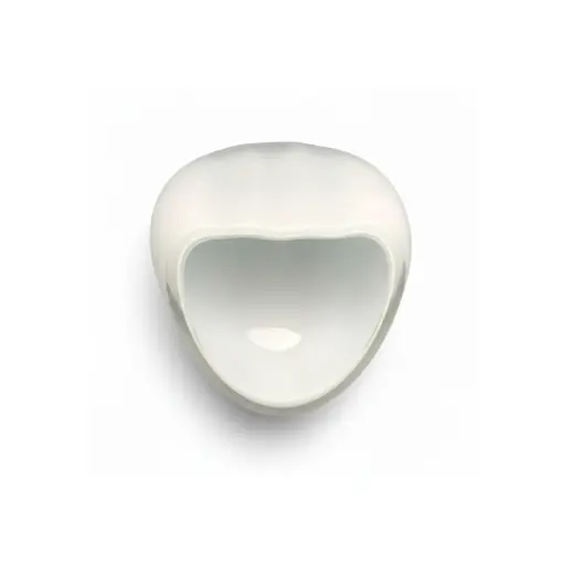 [9175] Ashtray - Czevitrum Salamander Large White - 3 Cigars